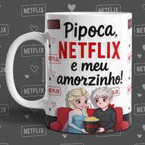 Caneca Personalizada Vários Personagens Pipoca e Netflix dia dos Namorados 325ml - presente criativo Caneca Personalizada Vários Personagens Pipoca e Netflix dia dos Namorados 325ml - presente criativo
