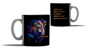 Caneca Personalizada Versiculos Biblicos Deus Leão de Judá 2 Caneca Personalizada Versiculos Biblicos Deus Leão de Judá 2