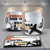 Caneca Personalizada - Viva Para Glória de Deus