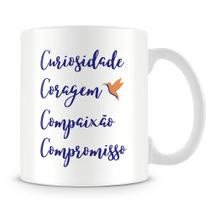 Caneca Personalizada Voe Com Leveza - Porcelana Branca