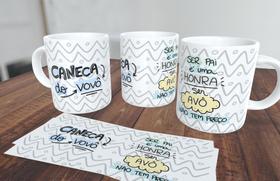 Caneca Personalizada Vovô Avô 351 - Menor Frete