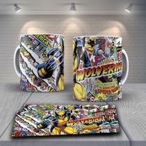 Caneca personalizada Wolverine/Caneca wolverine/Marvel/DC