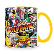 Caneca Personalizada Wolverine Quadrinhos 325ml - Cerâmica de Alta Qualidade Caneca Personalizada Wolverine Quadrinhos 325ml - Cerâmica de Alta Qualidade