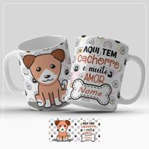 Caneca Pet Cachorro com nome