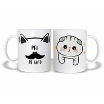 Caneca Pet Pai De Gato de Plástico Rígido