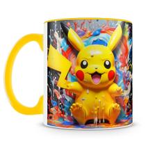 Caneca Pikachu 3D em Cerâmica Premium - 325ml Caneca Pikachu 3D em Cerâmica Premium - 325ml