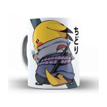 Caneca Pikachu Sasuke Personalizada Com Nome Caneca Pikachu Sasuke Personalizada Com Nome