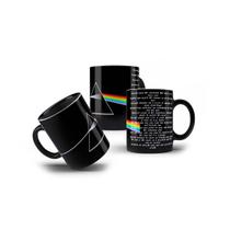 Caneca Pink Floyd Time Letra Lyrics Preta 325mL Caneca Pink Floyd Time Letra Lyrics Preta 325mL