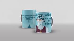 Caneca Plástica de Harry Potter Casas de Hogwarts 325ml Até vilões precisam de férias - FAVO DE MEL PRESENTES