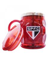 Caneca Plástica e Inox com Tampa - 500ml