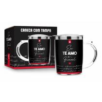 Caneca plástica inox sw - te amo e ponto - Brasfoot