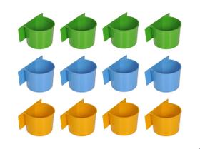 Caneca Plastica P/ Pássaro C/aba 100ml - 12 Un Caneca Plastica P/ Pássaro C/aba 100ml - 12 Un