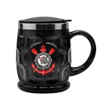 Caneca Plastico Inox Master 450ml Times Corinthians