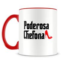 Caneca Poderosa Chefona Vermelha para Café e Chá - 325ml
