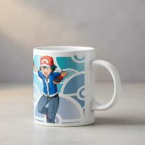 Caneca Pokemon Pikachu Squirtle Snorlax Mewtwo Jigglypuff Branco Ash Pikachu Caneca Pokemon Pikachu Squirtle Snorlax Mewtwo Jigglypuff Branco Ash Pikachu