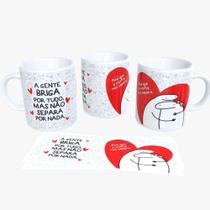 Caneca Polímero Personalizada Flork Briga por tudo