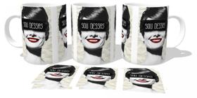 Caneca polimero plástico copo Audrey sou dessas Caneca polimero plástico copo Audrey sou dessas