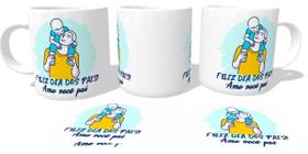 Caneca polimero plástico copo Feliz Dia dos Pais Caneca polimero plástico copo Feliz Dia dos Pais