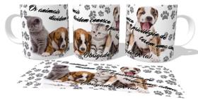 Caneca polimero plástico copo Os animais alma veterinário Caneca polimero plástico copo Os animais alma veterinário