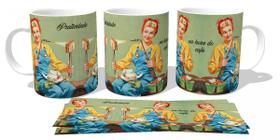 Caneca polimero plástico copo Praticidade na hora do café