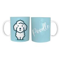 Caneca Poodle Pet Cachorro de Plástico Rígido