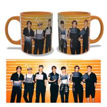 Caneca Pop BTS - Laranja