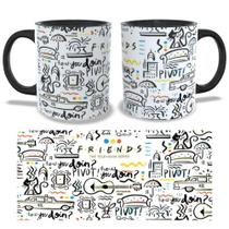 Caneca Pop Friends - Preta