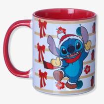 Caneca Pop Stitch Natal - Disney 350ml Zona Criativa