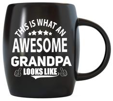 Caneca por dia, presente de Dia dos Pais para o vovô 480 ml Awesome Grandpa Caneca por dia, presente de Dia dos Pais para o vovô 480 ml Awesome Grandpa