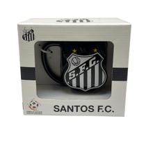 Caneca Porcelana 270Ml 3D Santos Futebol Licenciado Caneca Porcelana 270Ml 3D Santos Futebol Licenciado