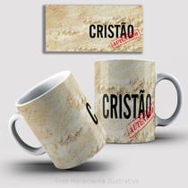 Caneca Porcelana 325ML Gospel 16 Personalizada Mensagem Cristã Inspiradora Branco Outras Marcas Caneca Porcelana 325ML Gospel 16 Personalizada Mensagem Cristã Inspiradora Branco Outras Marcas