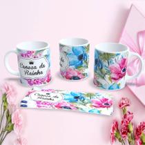 Caneca Porcelana 325ml Personalizada Dia das Mães Presente Criativo Estampa 22