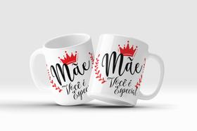 Caneca Porcelana 325ml Personalizada Presente Dia Das Mães