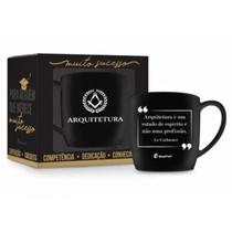 Caneca Porcelana 360ml Curso Arquitetura - Brasfoot