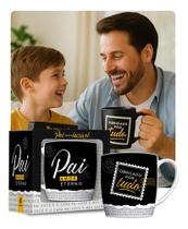 Caneca Porcelana 360ml Pai Amor Eterno Presente Dia Dos Pais Caneca Porcelana 360ml Pai Amor Eterno Presente Dia Dos Pais