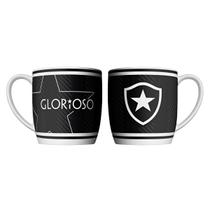 Caneca Porcelana 360ml Time Resistente Café Leite Uso Diário - ALLMIX