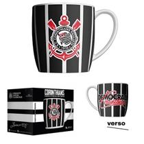 Caneca Porcelana 360ml Time Resistente Café Leite Uso Diário - ALLMIX