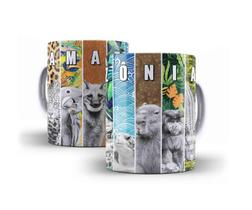 Caneca Porcelana Amazônia Floresta Amazônica Caneca Porcelana Amazônia Floresta Amazônica
