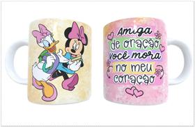 Caneca Porcelana Amiga de Oração Você Mora no Meu Coração Est. Amizade 8 - Zlprint Caneca Porcelana Amiga de Oração Você Mora no Meu Coração Est. Amizade 8 - Zlprint