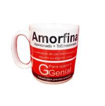 Caneca Porcelana Amorfina Personalizada 300ml