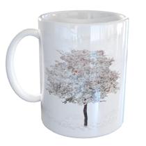 Caneca Porcelana Árvore Amante Natureza Ipe Flores