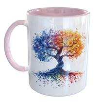 Caneca Porcelana Árvore da Vida