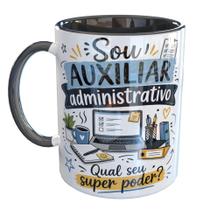 Caneca Porcelana Auxiliar Administrativo Profissional