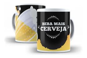 Caneca Porcelana Beba Mais Cerveja Cervejeiro