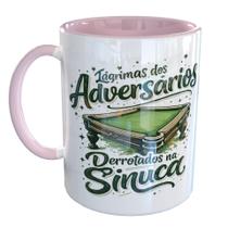 Caneca Porcelana Bilhar Sinuca Divertida Caneca Porcelana Bilhar Sinuca Divertida