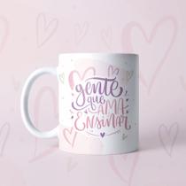 Caneca porcelana branca 325ml - Dia dos professores Caneca porcelana branca 325ml - Dia dos professores