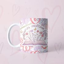 Caneca porcelana branca 325ml - Dia dos professores Caneca porcelana branca 325ml - Dia dos professores