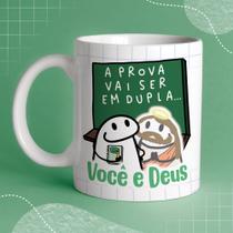 Caneca porcelana branca 325ml - Flork dia dos professores Caneca porcelana branca 325ml - Flork dia dos professores