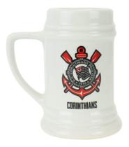Caneca Porcelana Branca 500ml Presente Corinthians Timão