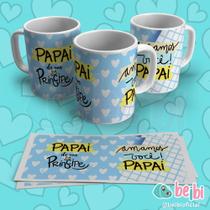 Caneca Porcelana Branca Personalizada Pai